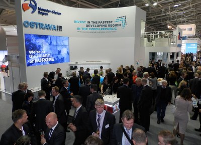 Takto to vypadalo na ostravském stánku na veletrhu Expo Real vloni. Foto: archiv MMO