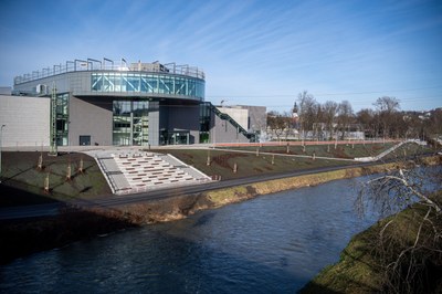 Levý břeh Ostravice po dokončení první etapy úprav. Foto: Lukáš Kaboň
