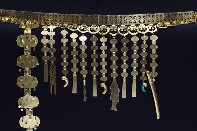 Zlatý pás - jeden z vystavených exponátů