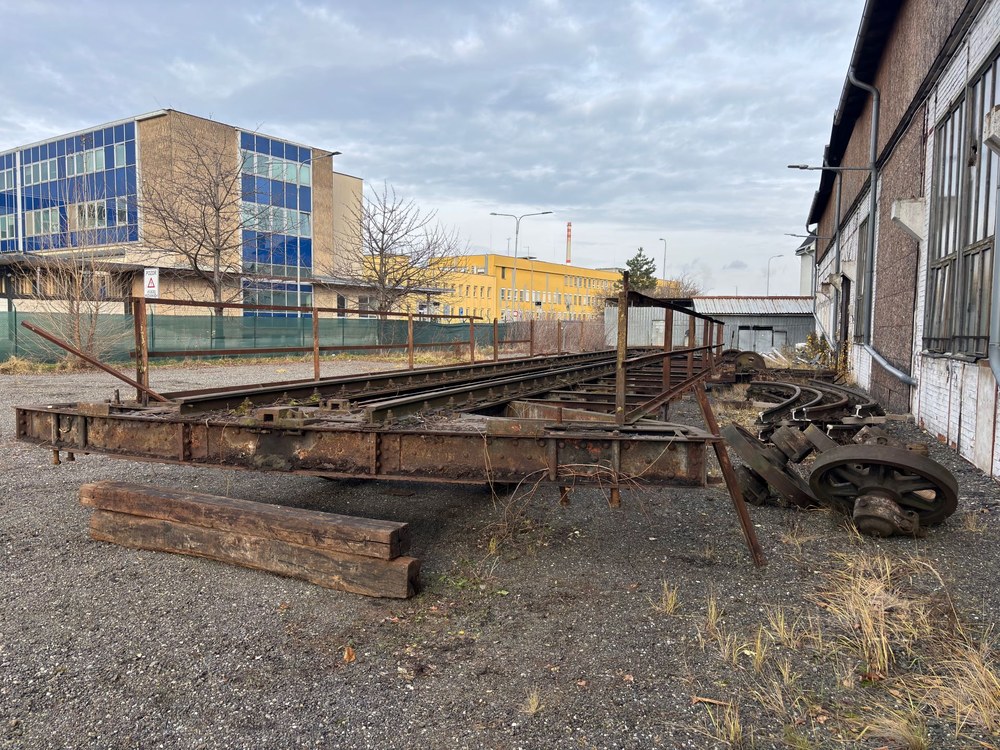 Přesun památkově chráněné točnice. Foto: TSS GRADE, Petr Mikyska