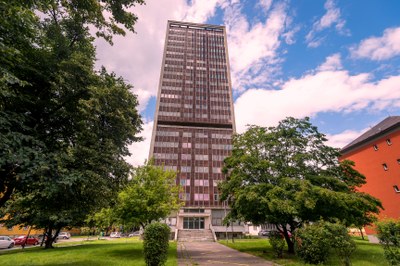 Věžový dům na Ostrčilově ulici. Foto: archiv MMO
