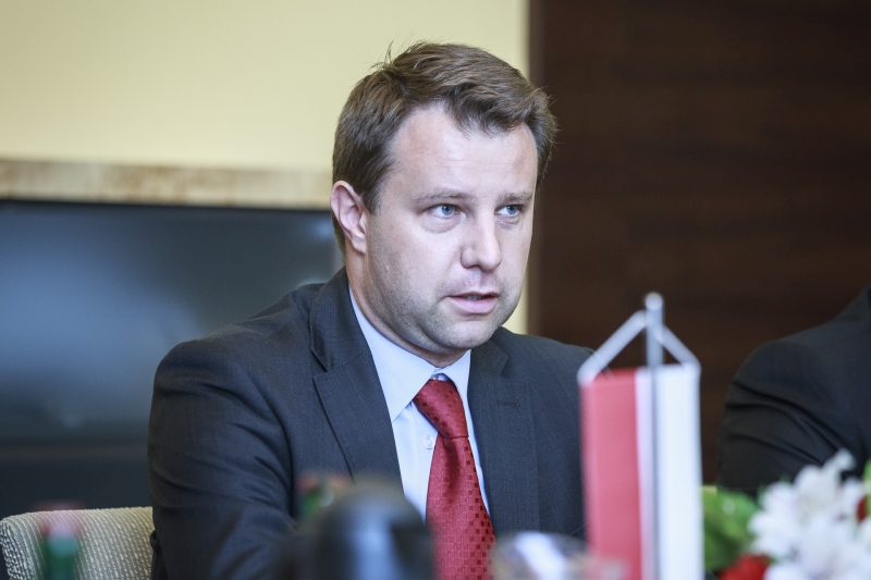 Primátor města Opole Arkadiusz Wiśniewski.