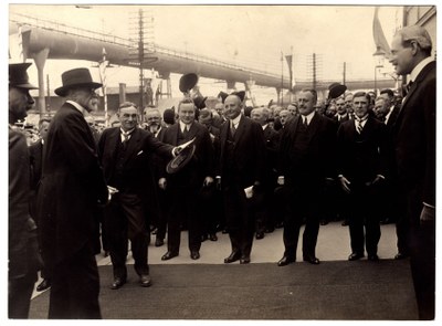 TGM při návštěvě Vítkovických železáren. Foto: AMO