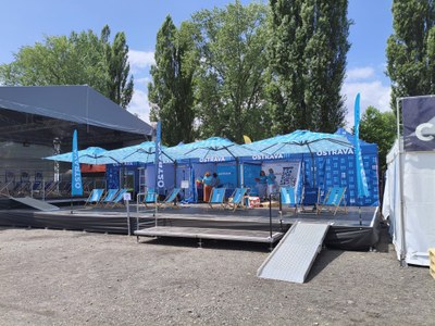 Zóna města Ostravy čeká na návštěvníky, vše je připraveno. Foto: MMO