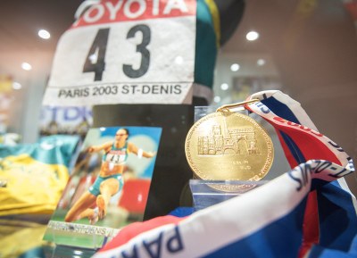 Exponáty přibližují historii sportu a Kontinentálního poháru. Foto: Lukáš Kaboň