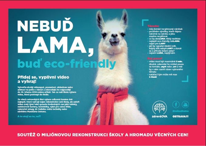 Nebuď LAMA, buď eco-friendly Nebuď LAMA, buď eco-friendly