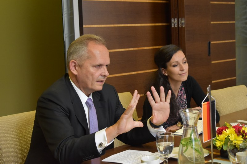 Německý velvyslanec jednal s ostravským primátorem Německý velvyslanec jednal s ostravským primátorem