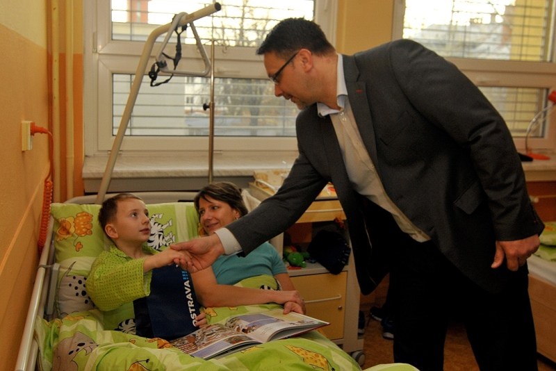 Michal Mariánek přeje k Vánocům 7letému Danielu Šnaurovi.