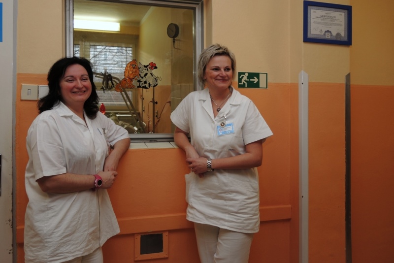 Zleva primářka Alice Nogolová a vrchní sestra Jana Šadibolová.