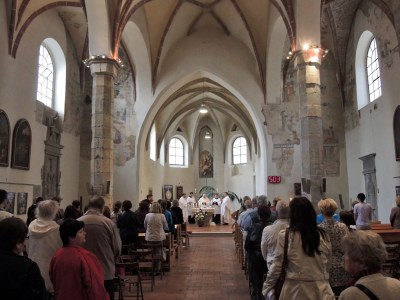 Mše k zahájení Noci kostelů v kostele sv. Václava v Moravské Ostravě. Foto: J. Urban