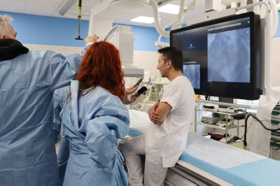 Představení nové angiolinky městské nemocnice. Foto: MNO