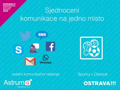 Aplikace soustřeďuje veškeré informace ke sportovním aktivitám na jedno místo. Ilustrace AstrumQ Interactive