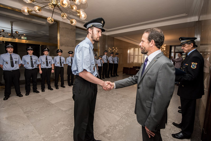 Slib před primátorem.