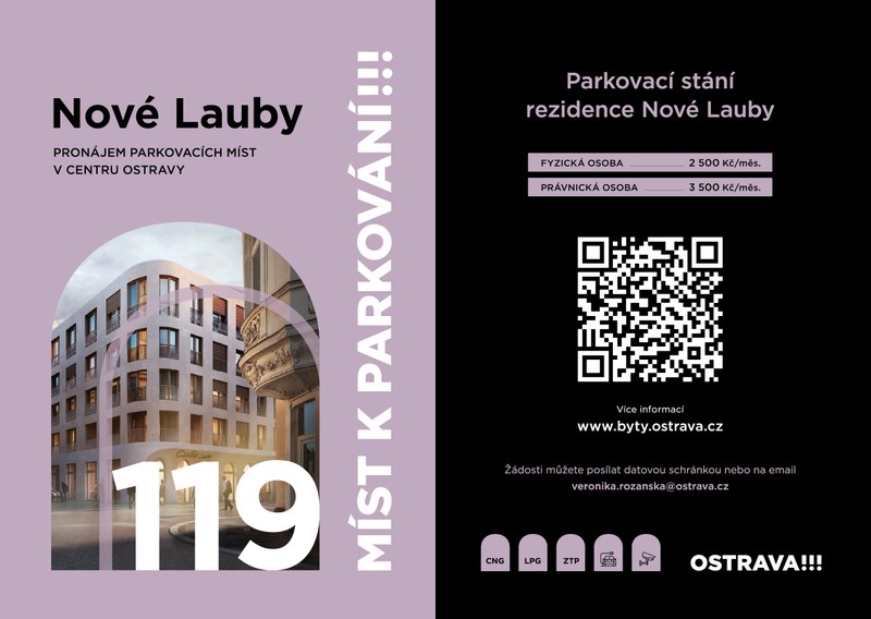 Informace o parkování v Nových Laubech