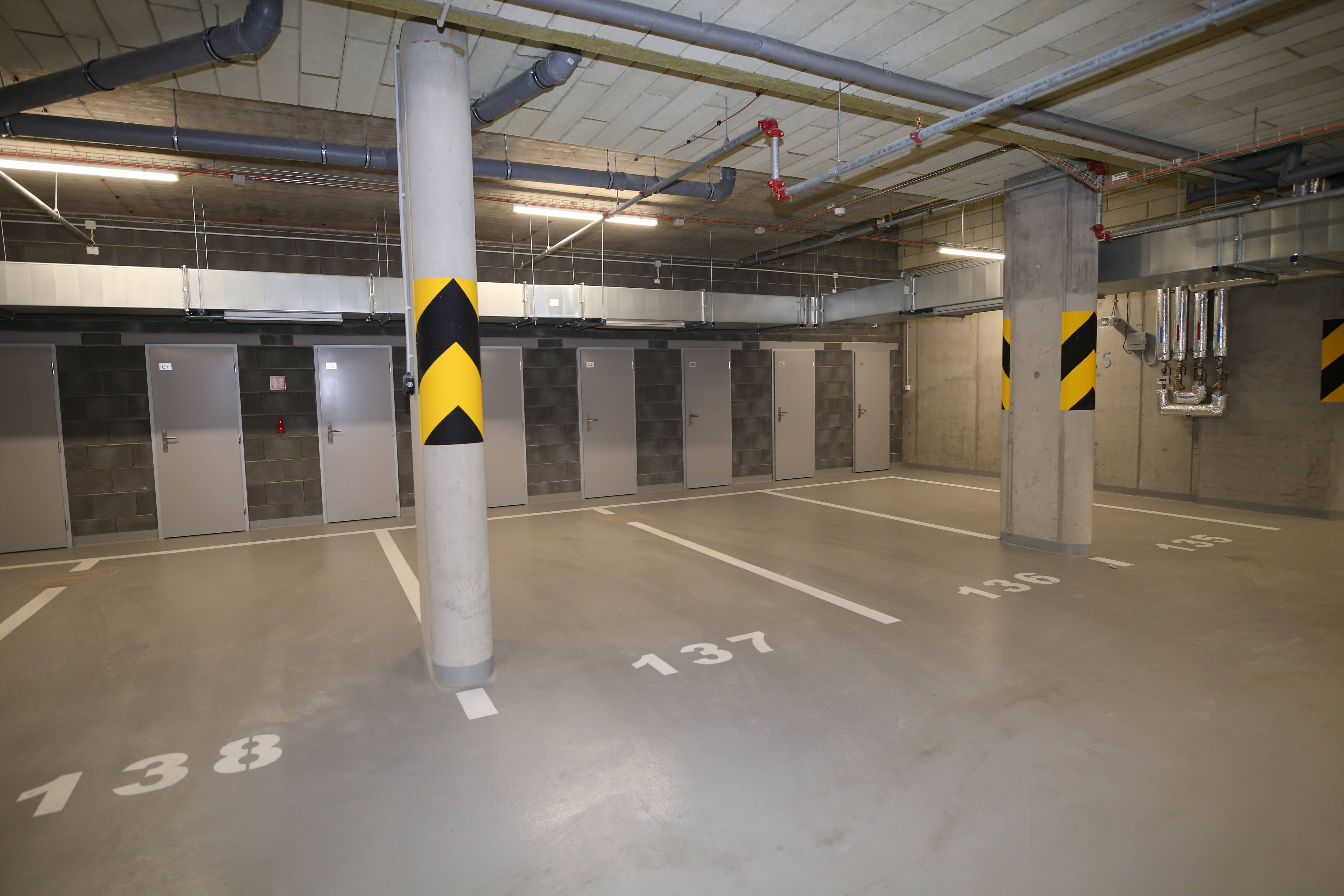 Nové Lauby nabízejí rezidentům také parkovací místa