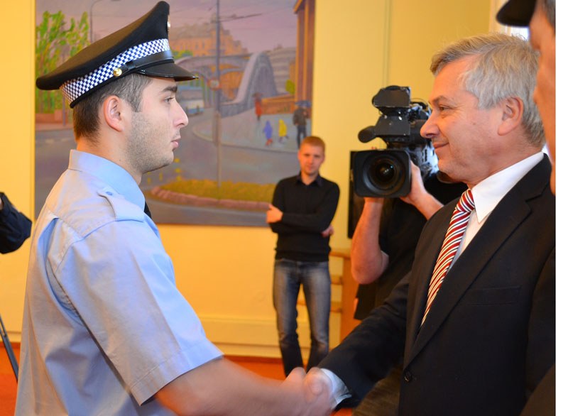 Ze slavnostního slibu strážníků 2