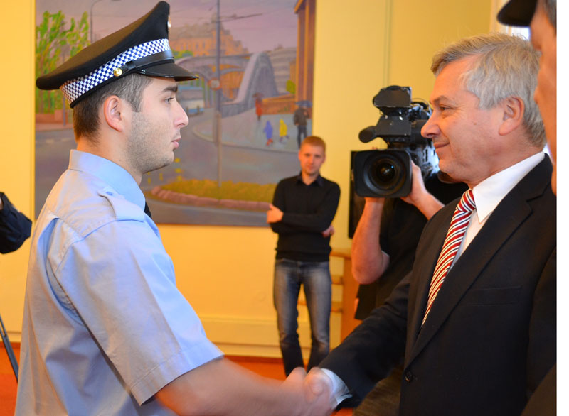 Ze slavnostního slibu strážníků 2