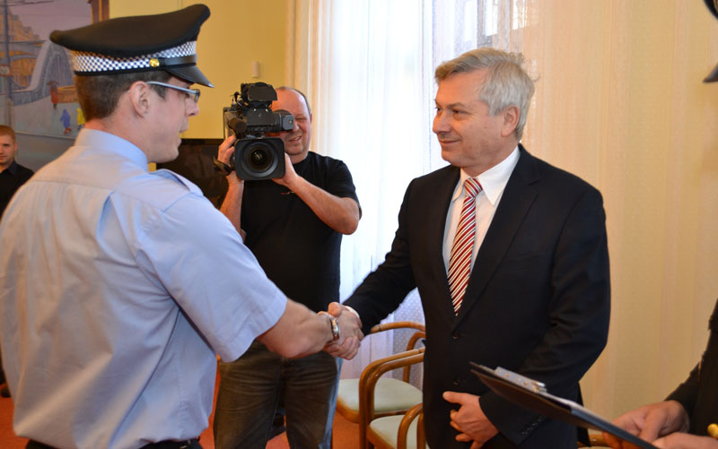 Ze slavnostního slibu strážníků 3