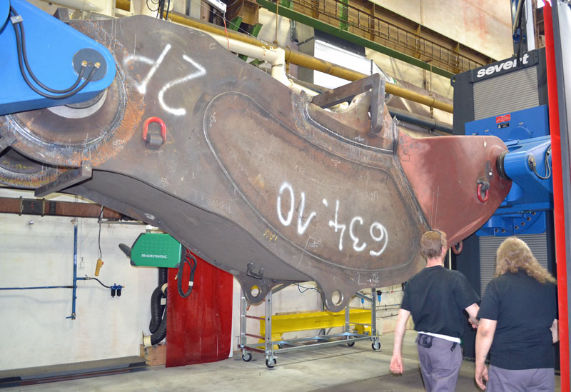 Jedno z polohovadel nové linky