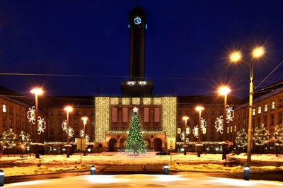 Vítězný návrh vánoční výzdoby. 