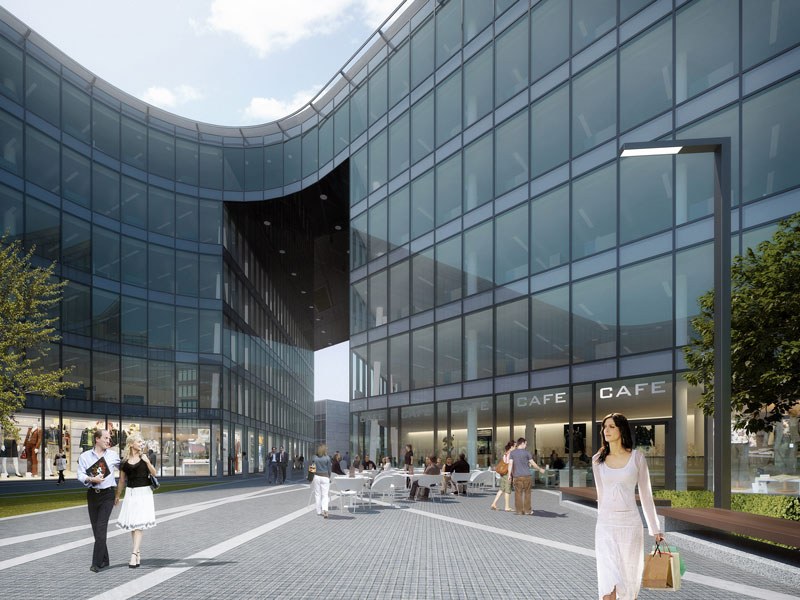 Obrovské brány vítají příchozí