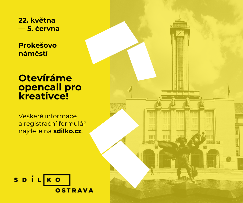 Grafický leták k pop-upové expozici sdílko Grafický leták k pop-upové expozici sdílko