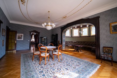 Jeden z působivých interiérů Vily Grossmann. Foto: Jan Vlček