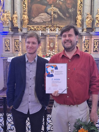 Stříbrné ocenění pro Bohdana Volejníčka z Knihovny města Ostravy. Foto: KMO