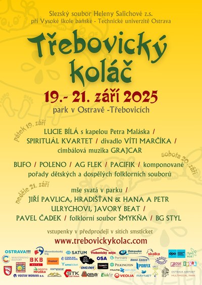 Grafický plakát k akci Třebovický koláč