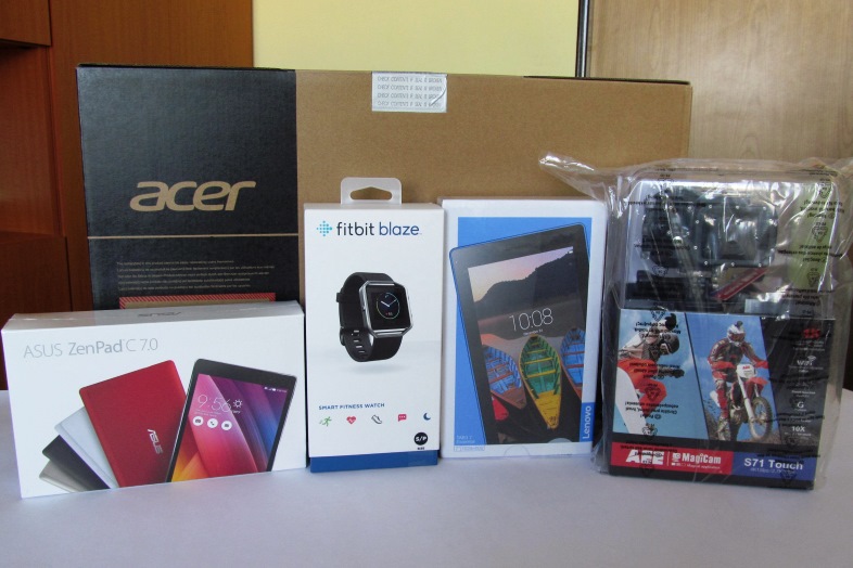 Ceny pro vylosované vítěze dopravně znalostní soutěže Aktivu BESIP.