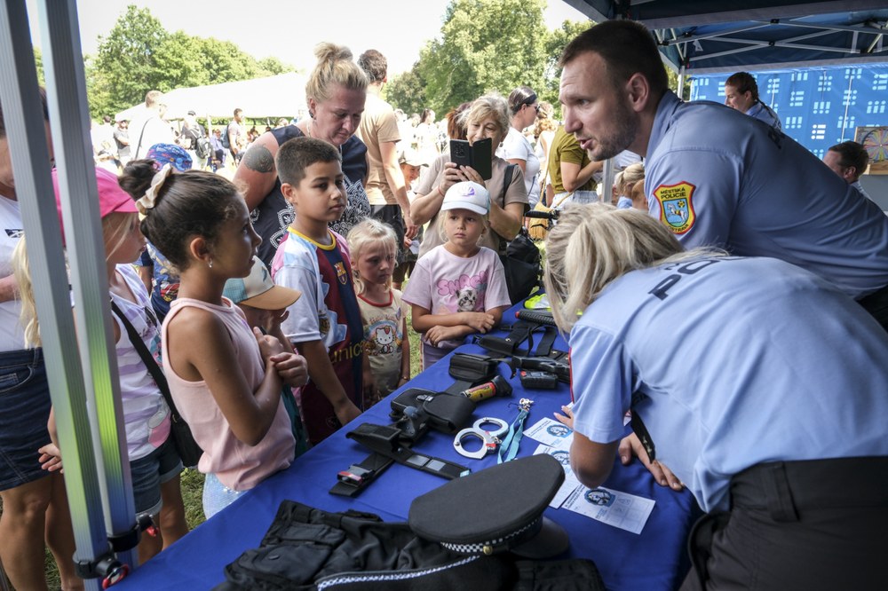 Nechyběly atraktivní infostánky Městské policie Ostrava