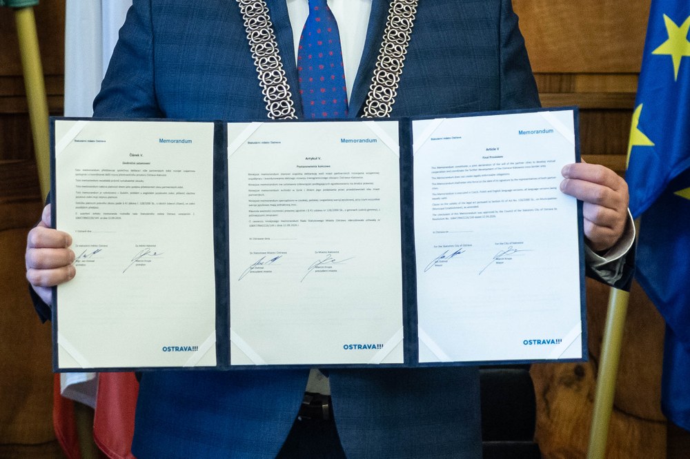 Podepsané memorandum, které posouvá spolupráci obou měst na vyšší úroveň Podepsané memorandum, které posouvá spolupráci obou měst na vyšší úroveň