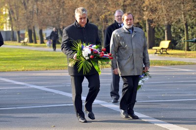 K foto: Město Ostravu zastupovali Dalibor Madej a Zdeněk Sladovník