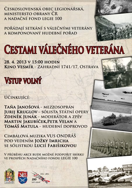 Ostrava bude hostit setkání válečných veteránů Ostrava bude hostit setkání válečných veteránů