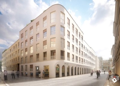 Vizualizace Nových Laubů. 