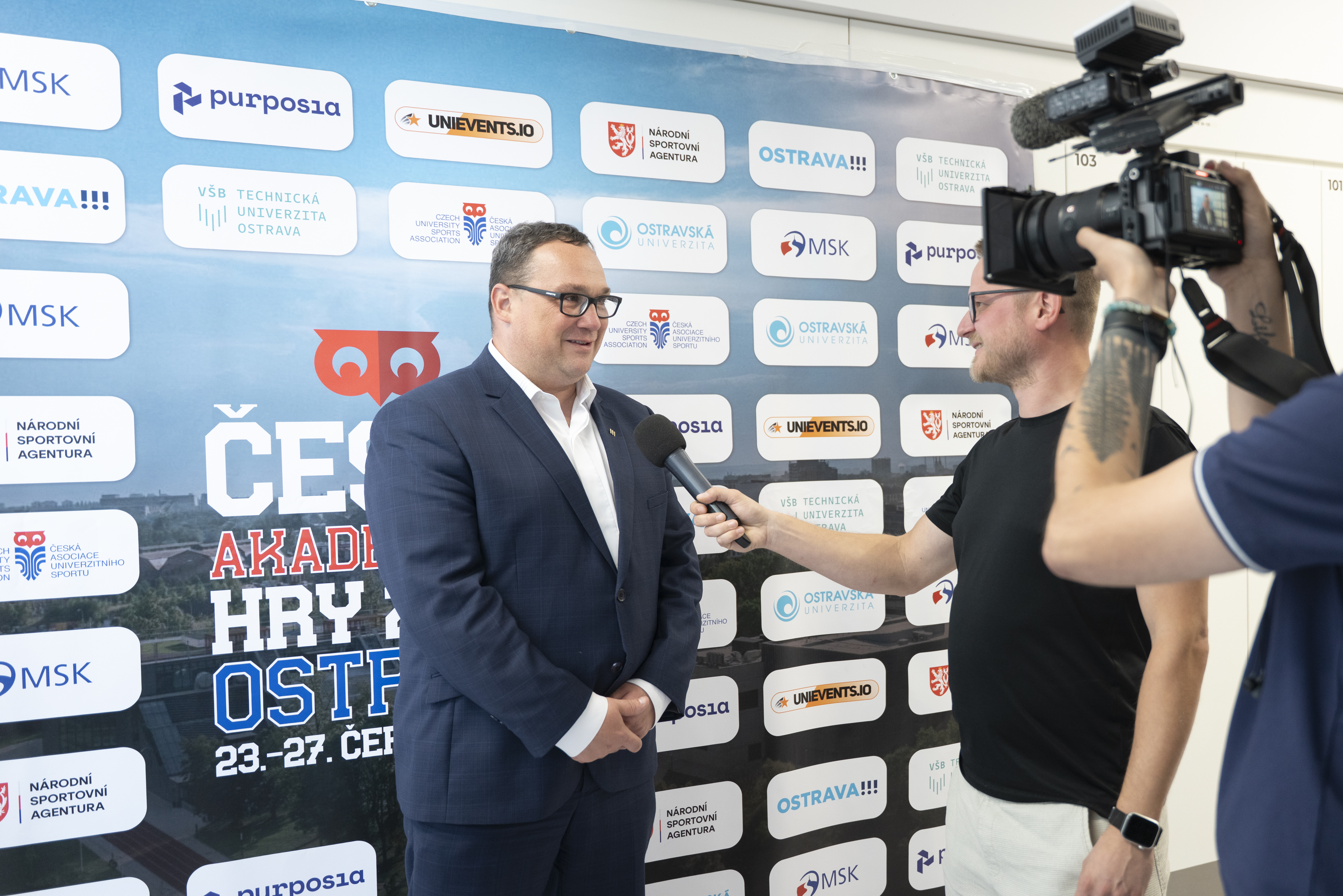 Tiskové konference se zúčastnil také ostravský primátor Jan Dohnal