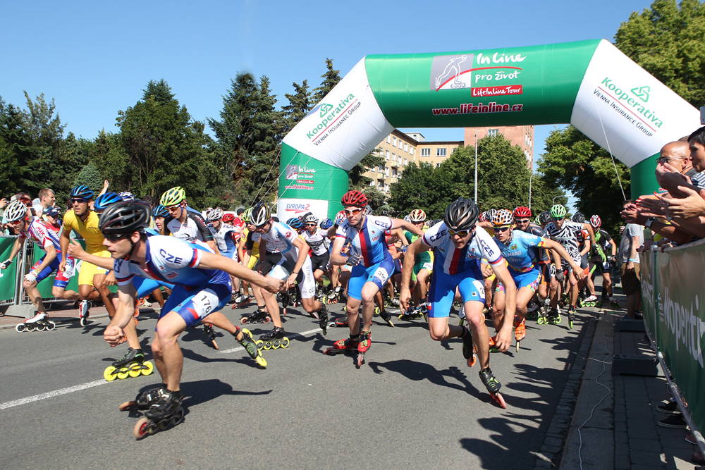 Ze soutěže Kooperativa LifeInLine Tour Ostrava