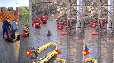 Situace na parovodech bezprostředně po povodni byla neveselá. Foto: Veolia Energie