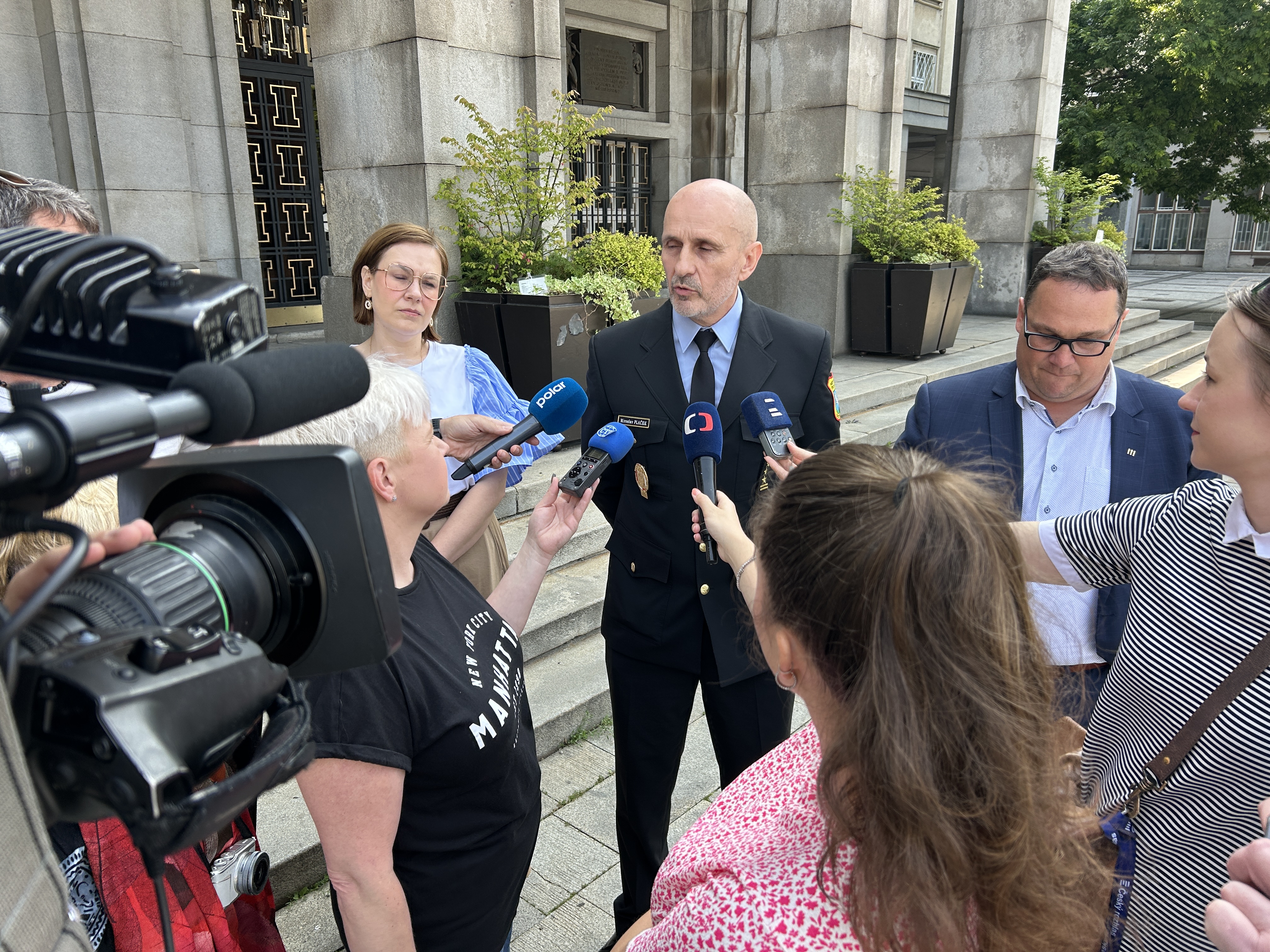 Vůz představili zástupci vedení města a Městské policie Ostrava