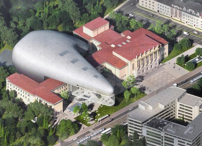 Vítězný návrh ostravské koncertní haly. Repro: MMO