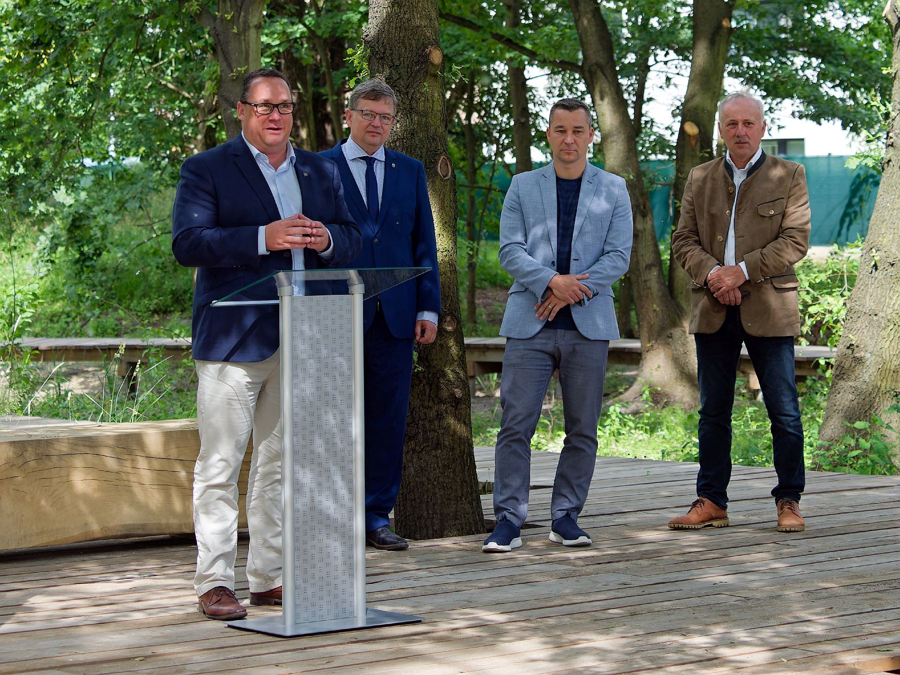 Slavnostního otevření se zúčastnil také ostravský primátor Jan Dohnal