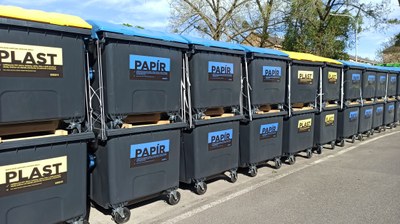 Kontejnery v novém designu. Foto MMO.