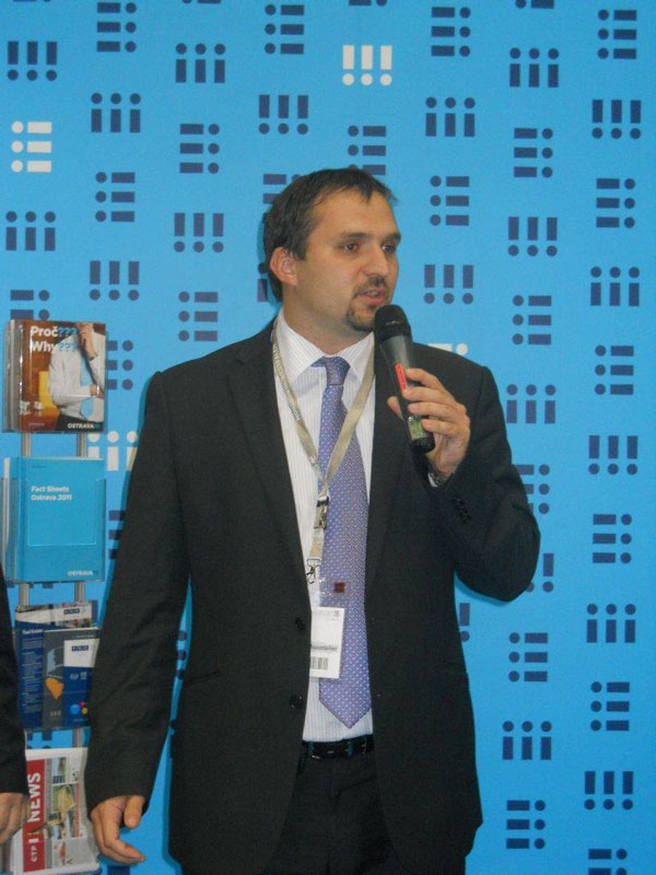 Náměstek Martin Štěpánek na veletrhu