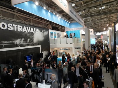 Stánek Ostravy na Expo Realu byl po celou dobu veletrhu dějištěm řady schůzek a jednání. Zdroj: Crest Communications