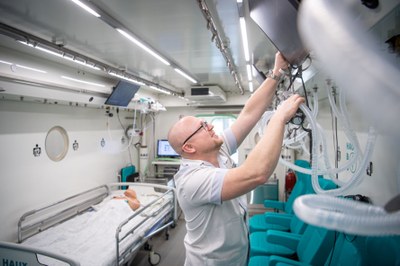 Centrum hyperbarické medicíny MNO. Foto: Lukáš Kaboň