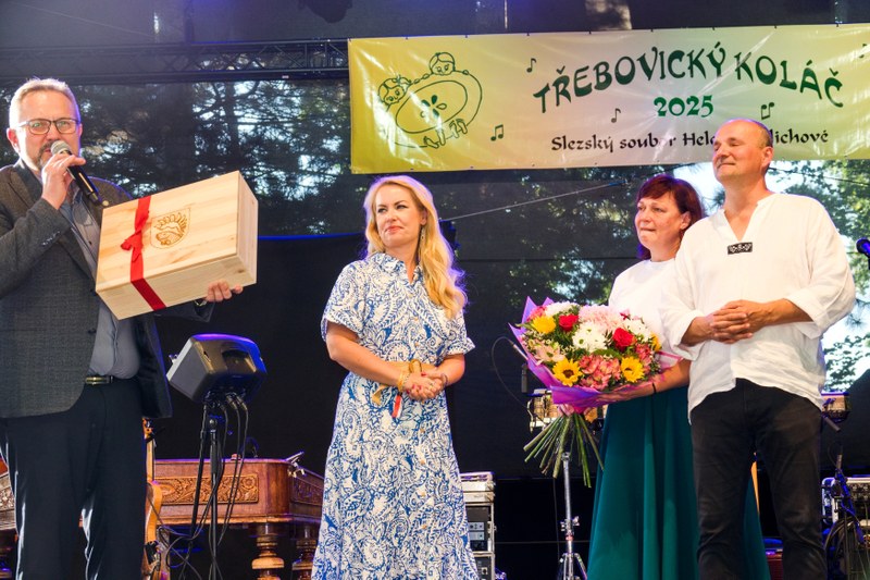 Zahájení loňského ročníku Třebovického koláče za účasti náměstkyně primátora Lucie Baránkové Vilamové. Foto: Boris Renner