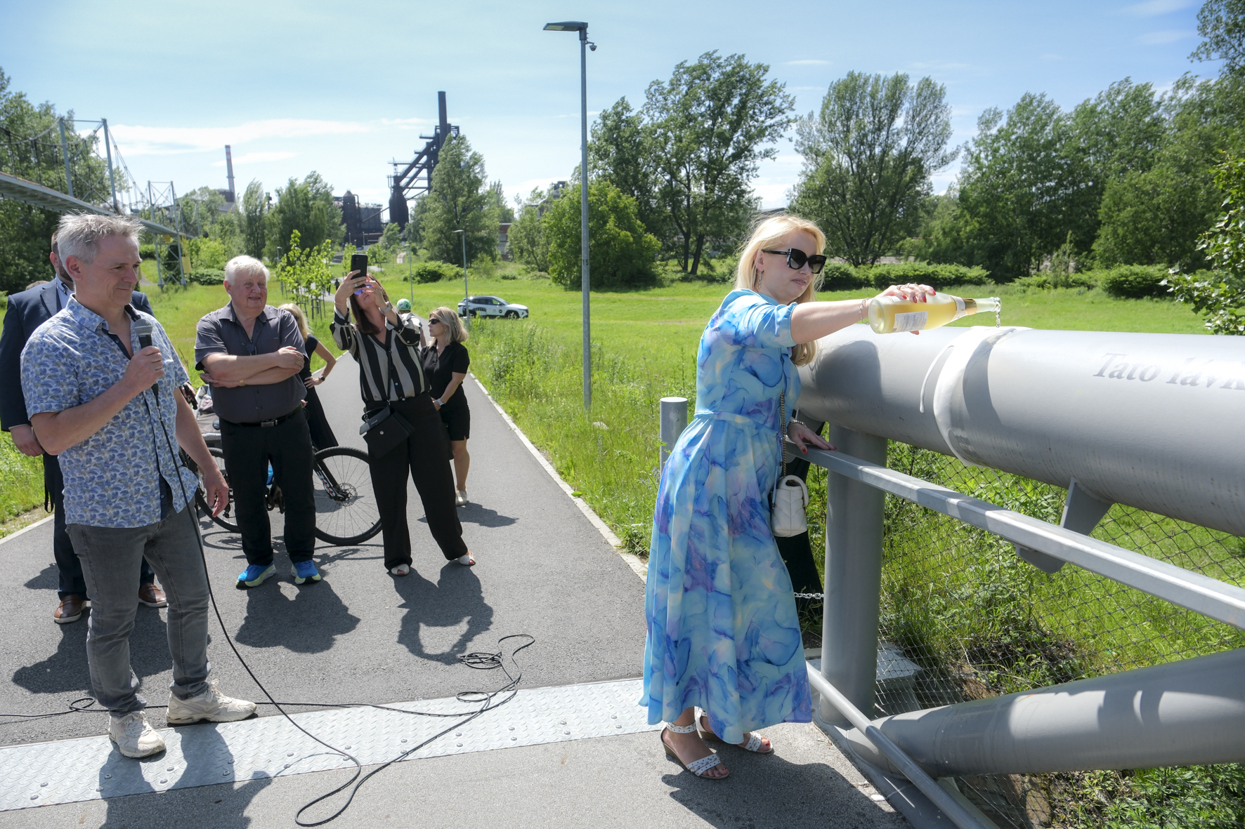 Křtu se ujala také náměstkyně primátora Lucie Baránková Vilamová