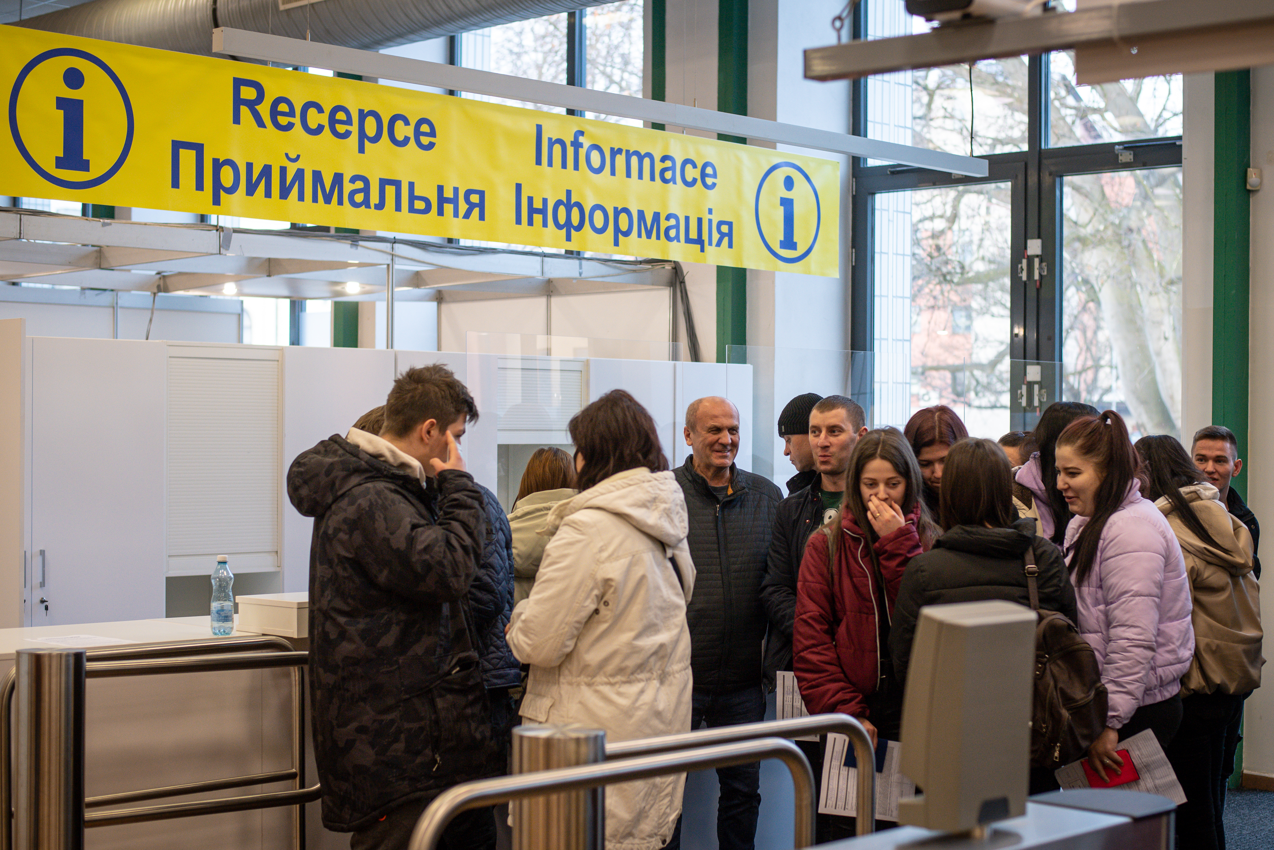 Na Černé louce vyrostlo Krajské asistenční centrum pomoci Ukrajině. Foto: Lukáš Kaboň
