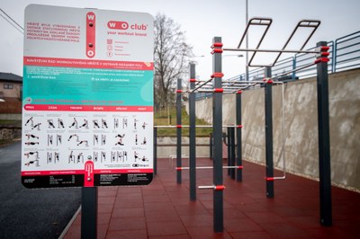 Workoutové hřiště v Krásném Poli. Foto: archiv MMO
