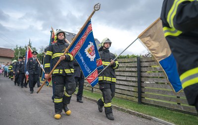 Ilustrační foto. Slavnostní průvod pořádaný dobrovolnými hasiči v Ostravě-Proskovicích. Foto: Boris Renner